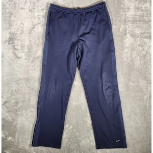 Nike Zoom Running Pants Women's Medium Blue Nylon Zip Pockets Lightweight 121457